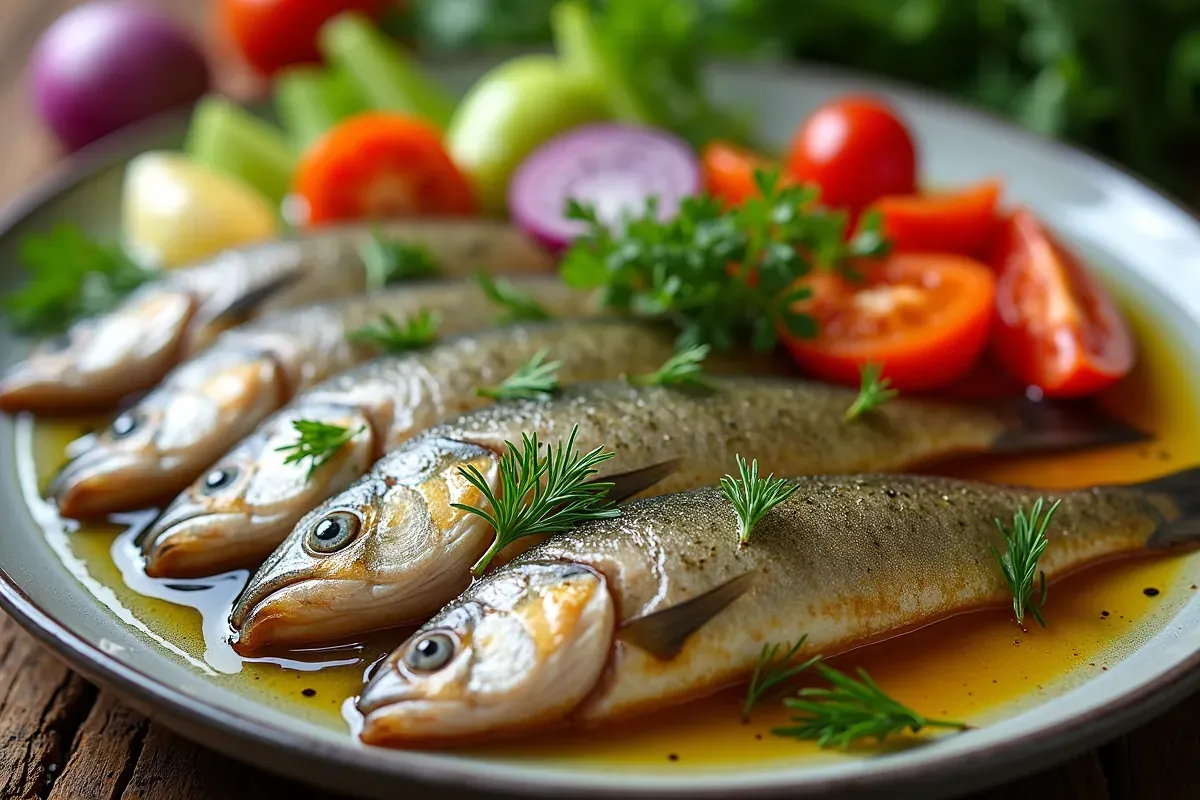 Śledzie w Oleju i Occie – Przepis na Idealne Marynowane Śledzie