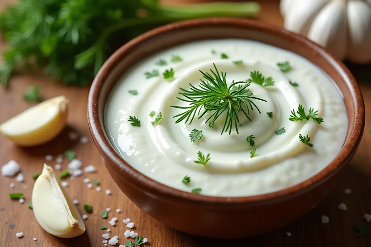 Sos czosnkowy – Przepis, składniki i korzyści zdrowotne